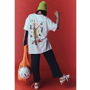 Free People Movement Inspire Graphic Boyfriend Tunic - Lodge Lite Combo